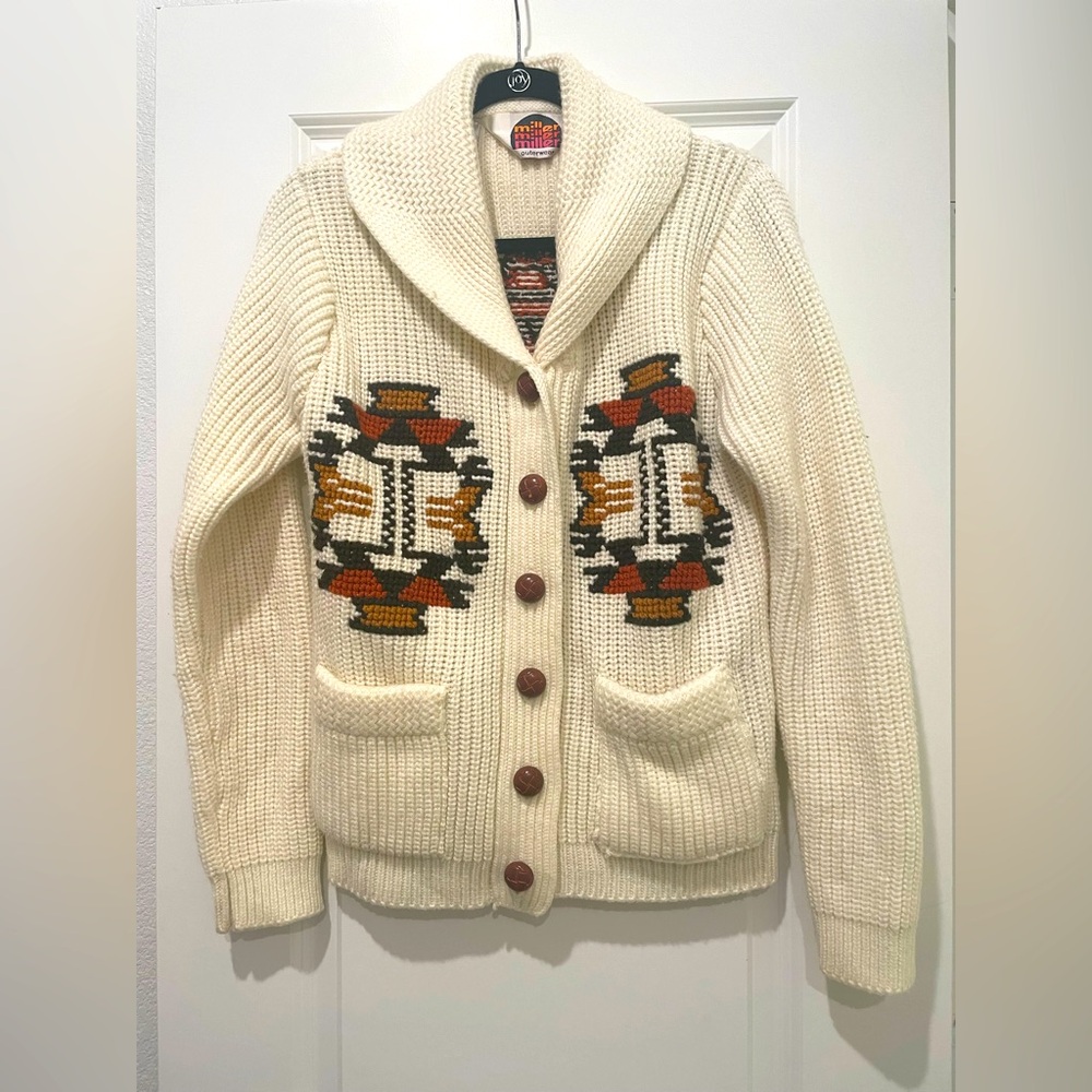 1970s Vintage Miller Outerwear Sweater Cowichan